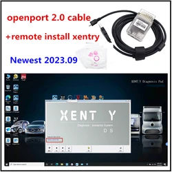 Najnowszy Xentry 2023.09 oprogramowanie diagnostyczne zdalnej instalacji z taktrix Openport 2.0 ECU Chip stroik OBD 2 OBD2 skaner