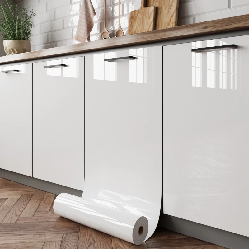 

Thick Waterproof Self-Adhesive Kitchen Door And Wall Stickers For Furniture Tabletops Stoves And Imitation Marble Cabinets