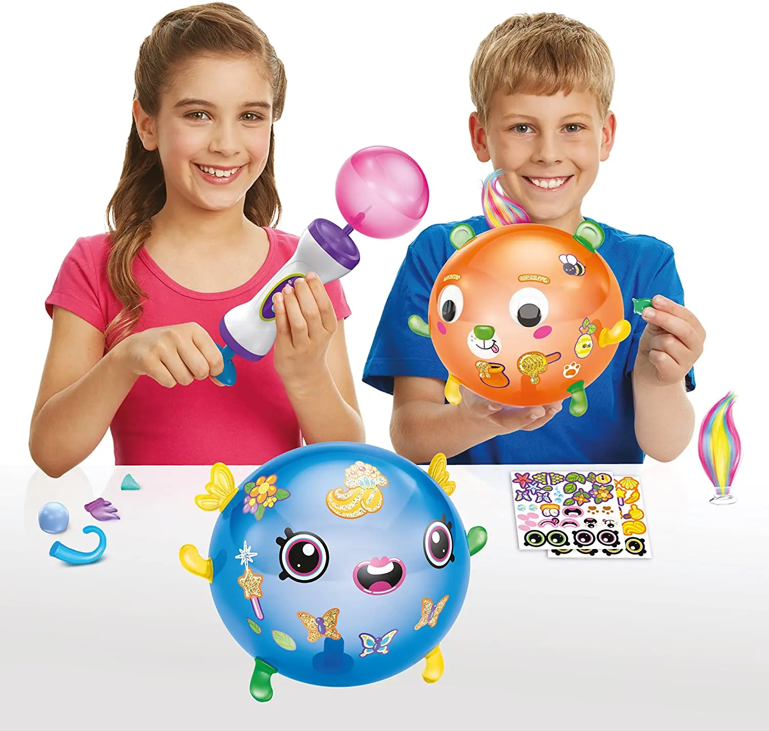 Oonies Squeeze Ball Creator pour enfants, jouet collant créatif, gonfleur à bulles amusant, fait à la main, bricolage, original, haute qualité