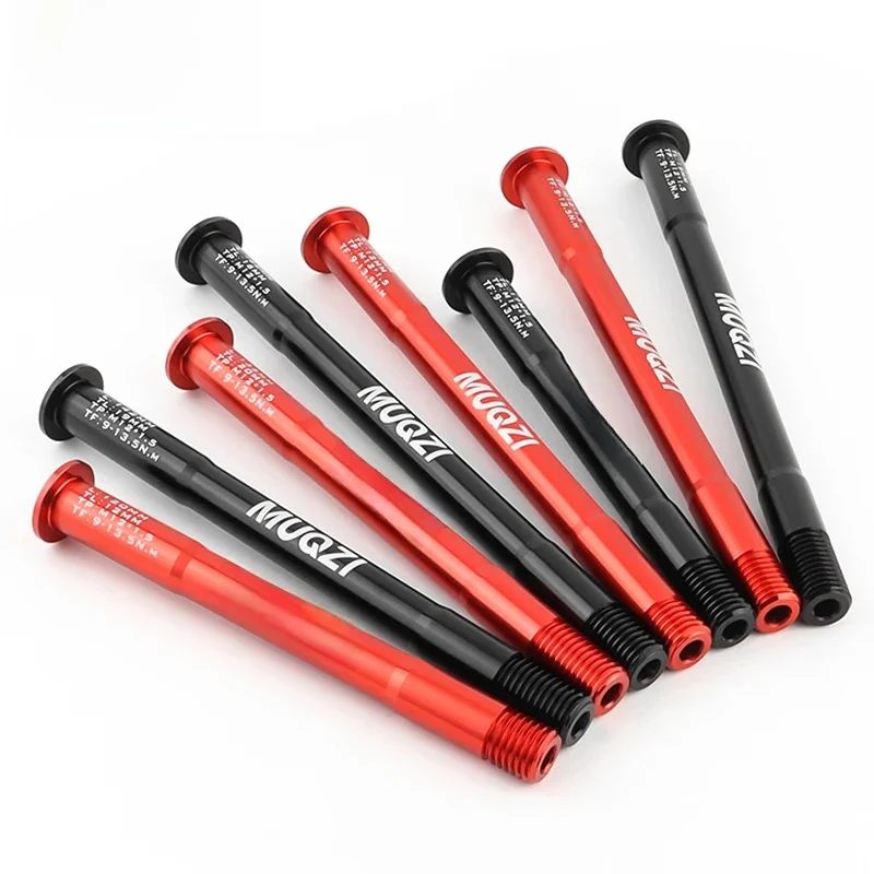 AliExpress MUQZI Bike Thru Axle M12x1.5 117 120 121 123 126 128 130 135 142 157 162 165 168 171 175 177 181mm Fork Axle Skewer