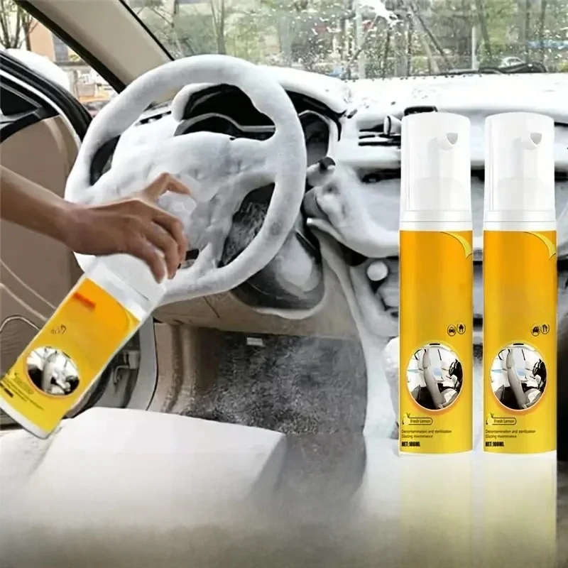 30/100/200/300/600ML Multi-Purpose Foam Cleaner Bubble Cleaner Car Stain Remover Car Interior Wash Maintenance for Auto Home Use