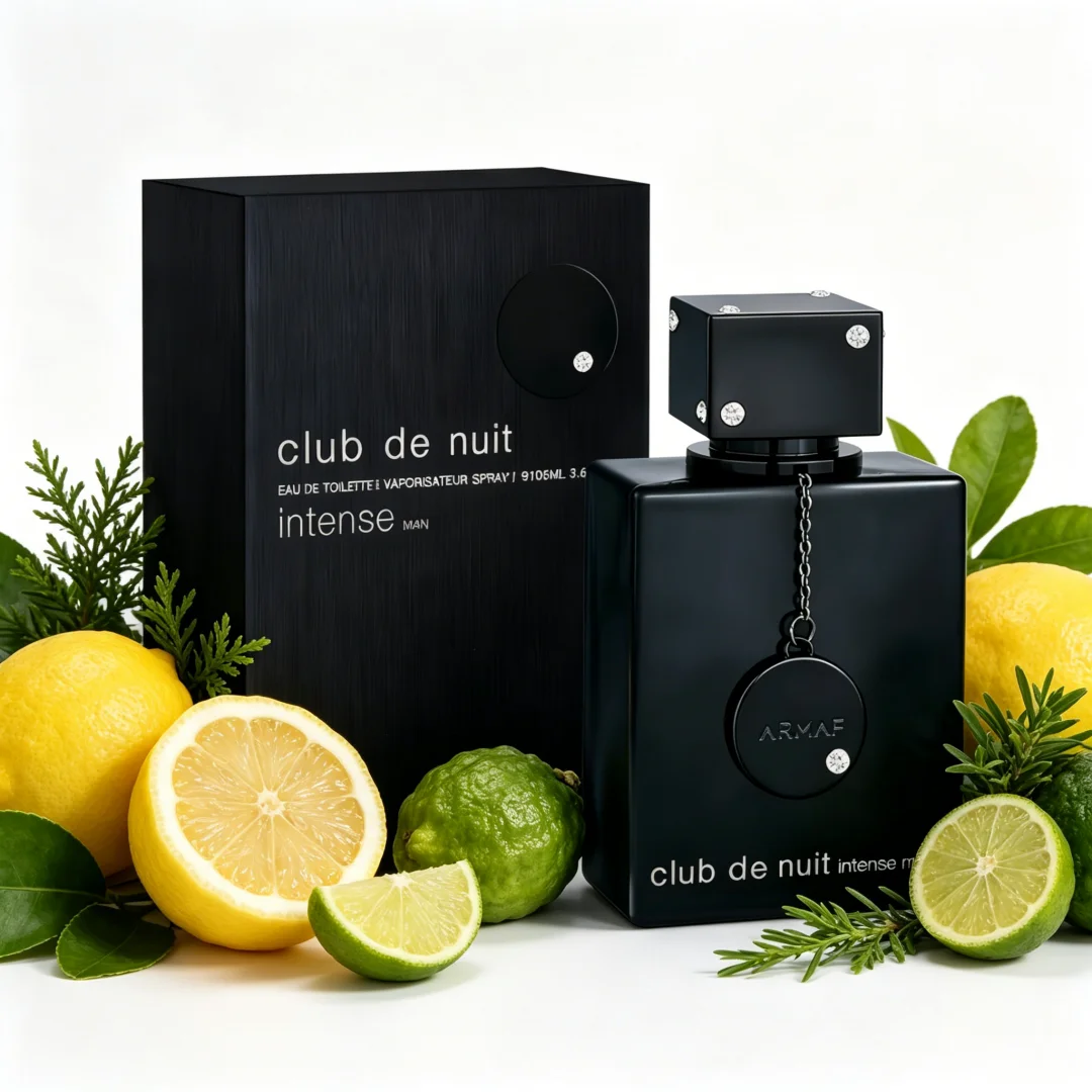 Club De Nuit Intense Man 105ml - Perfume Masculino Intenso Amadeirado Especiado, Luxo Árabe e Fixação Poderosa