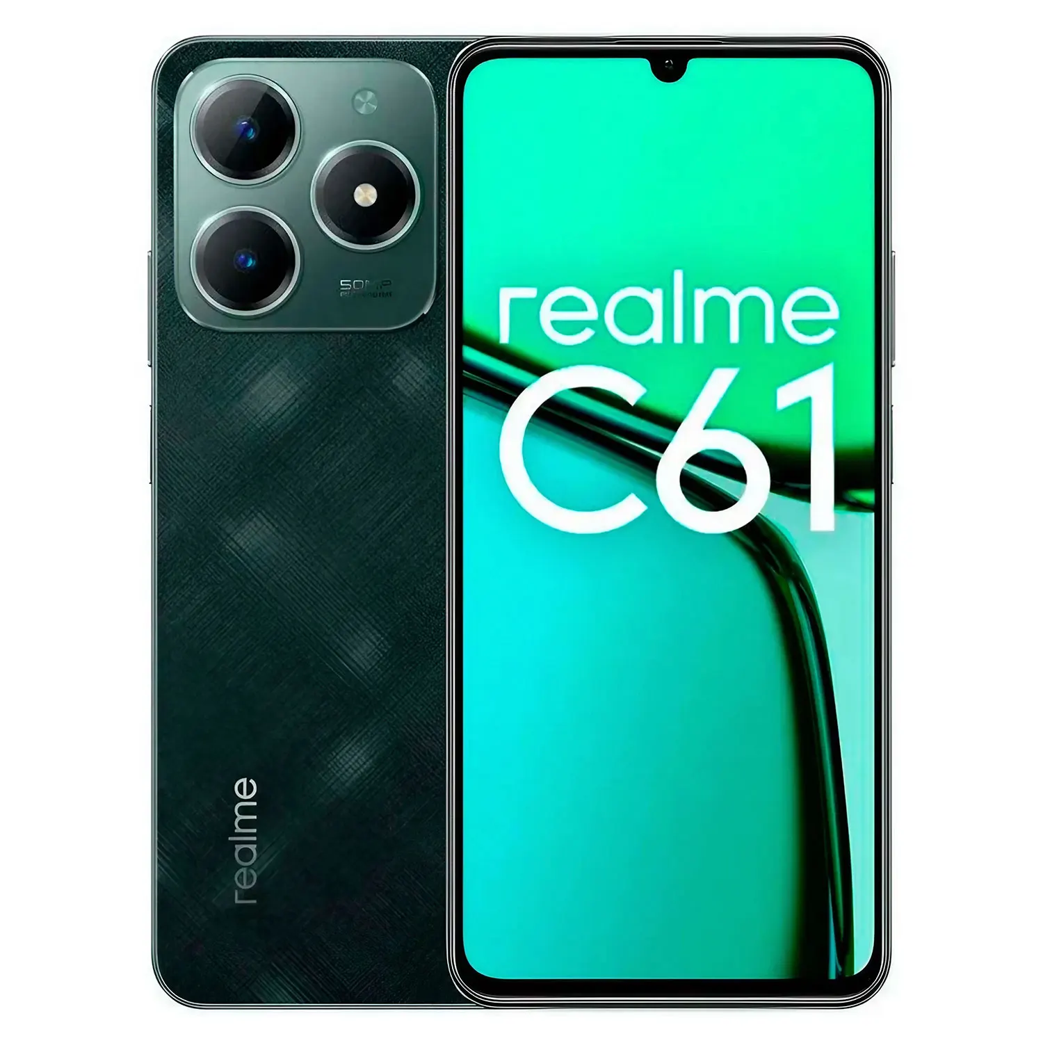 Celular Realme C61 128/4GB | Resistente como Aço | Smartphone 4G, ROM Global, Processador Unisoc Tiger T612, Carregador 5000mAh