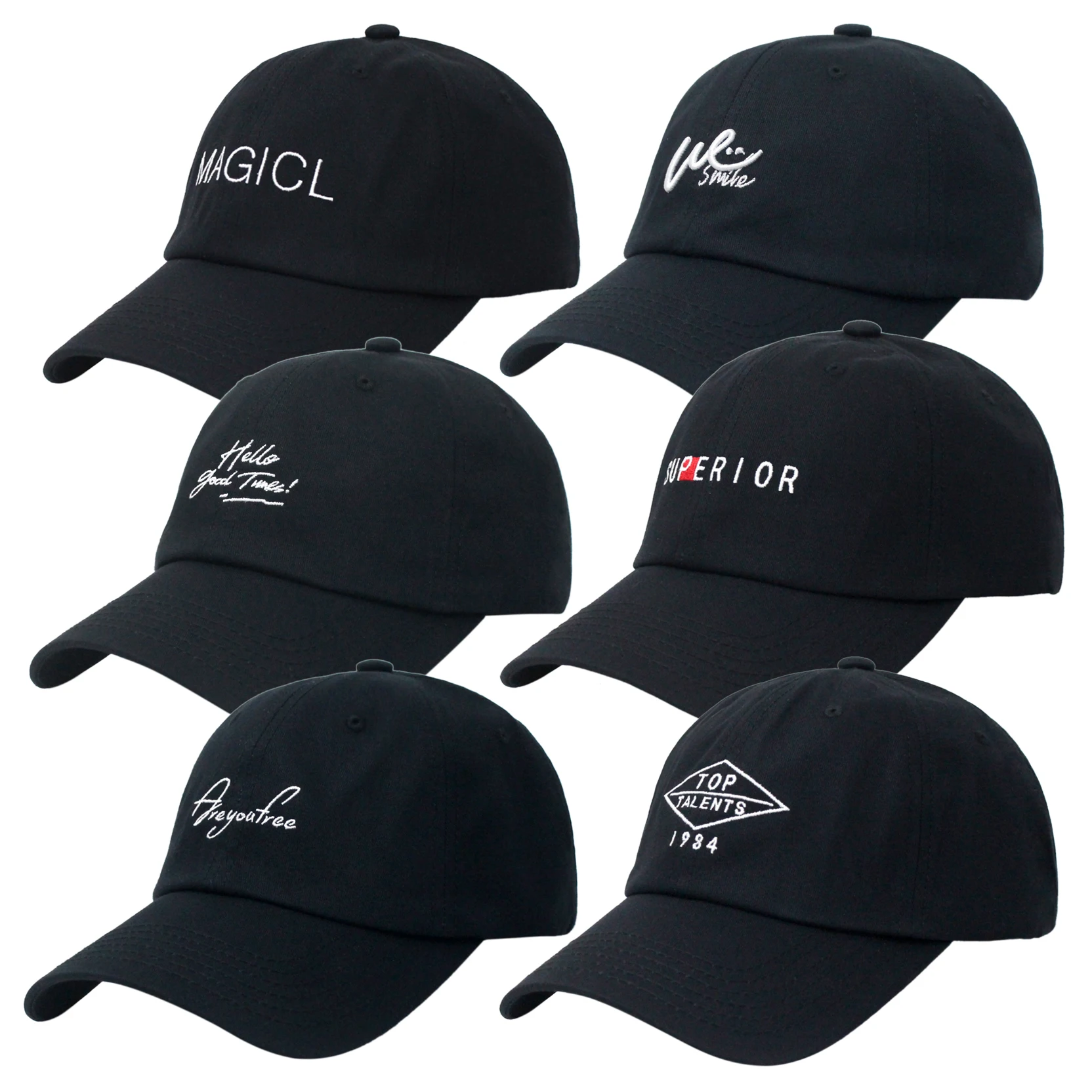 قبعة بيسبول قابلة للتعديل للرجال والنساء ، قبعة رياضية للموسم الرابع ، قبعة ريترو ، الذروة ، في الهواء الطلق ، الذكور ، الموضة النسائية ، السوداء