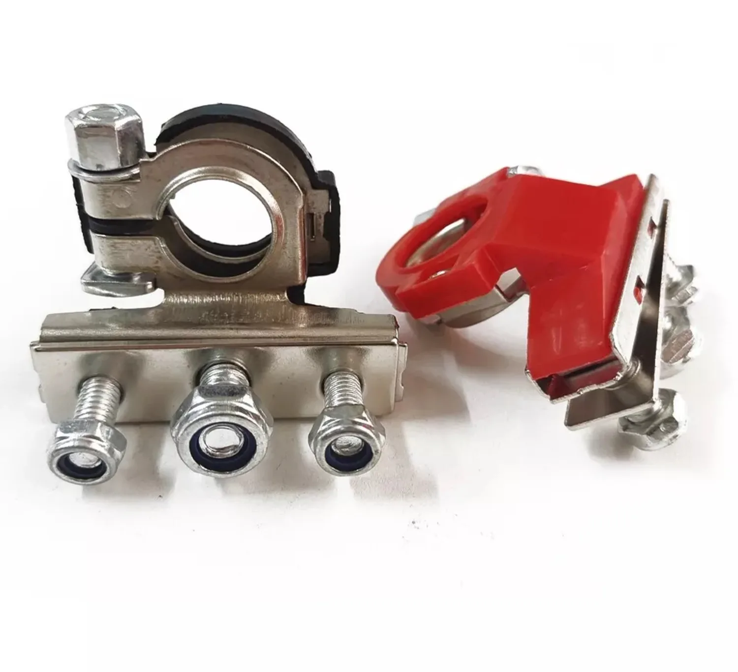 

2x Car Battery Terminal Clamp Connector Quick Release Positive Negative 0/4/8AWG