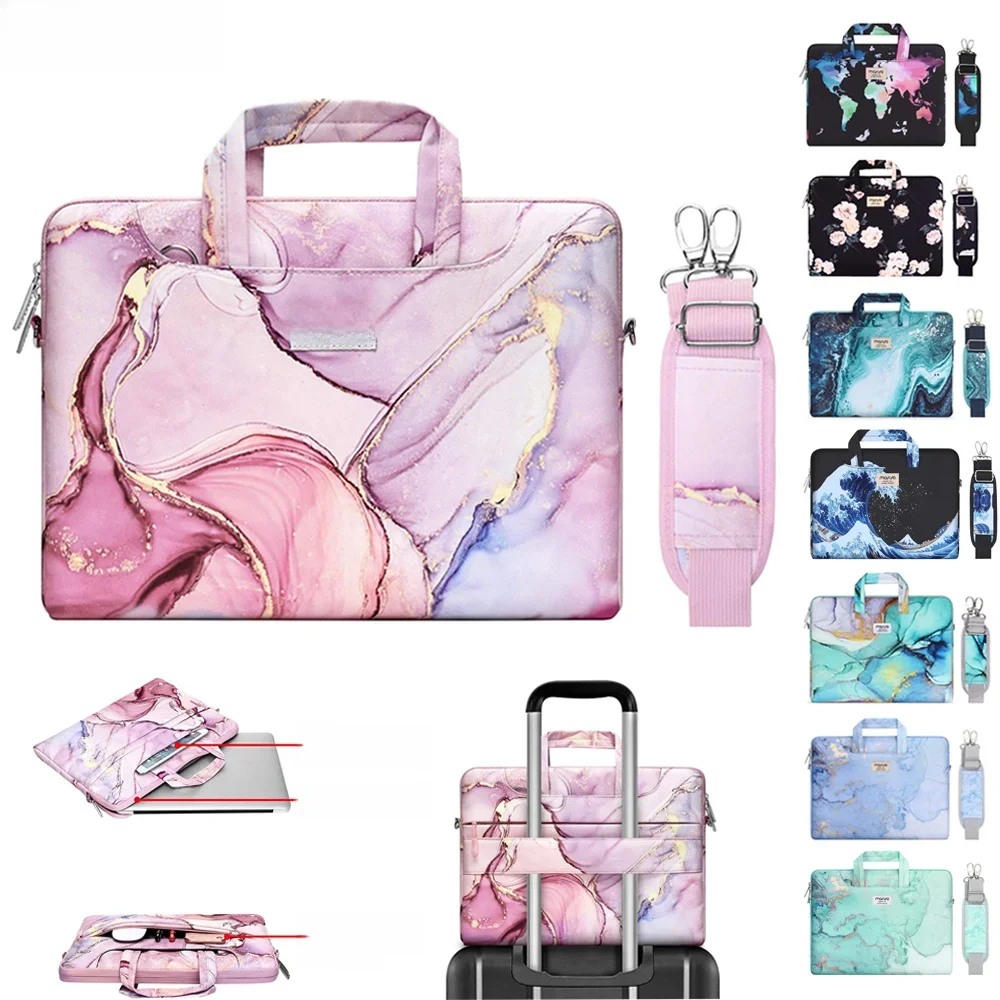 Torba na laptopa Pokrowiec na ramię Torba na laptopa 13,3 15 15,6 16 17,3 cala Do MacBook Air Pro HP Huawei Asus Dell Torba na notebooka — zdjęcie produktu 7