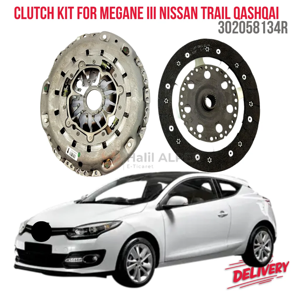 For Megane III Nissan Trail Qashqai clutch kit DCI Oem 302058134R 1.6 fast shipping super quality