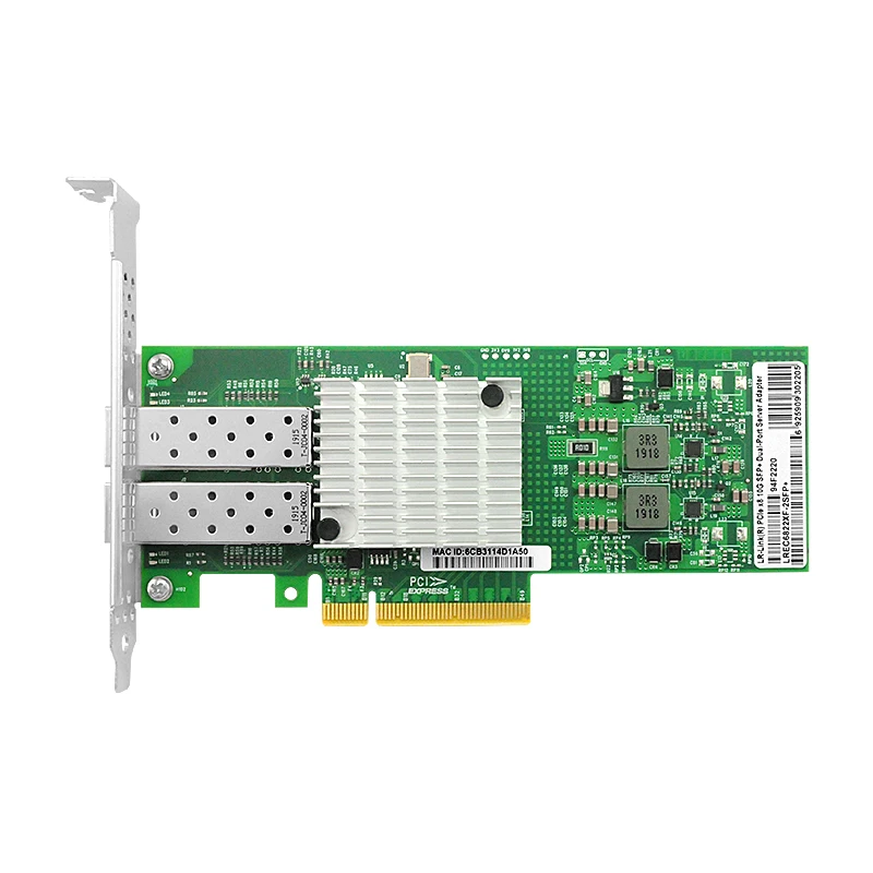 LR-LINK 6822XF-2SFP+ Dual Port 10Gb Ethernet Fiber Optical Network Card PCI-E Server Adapter Controller Mellanox ConnectX-3 NIC