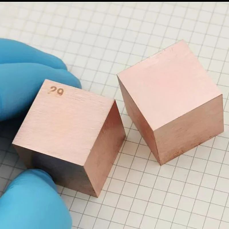 Collection de cubes en cuivre, 10mm, 25.4mm, table périodique, métal, 152 cubes