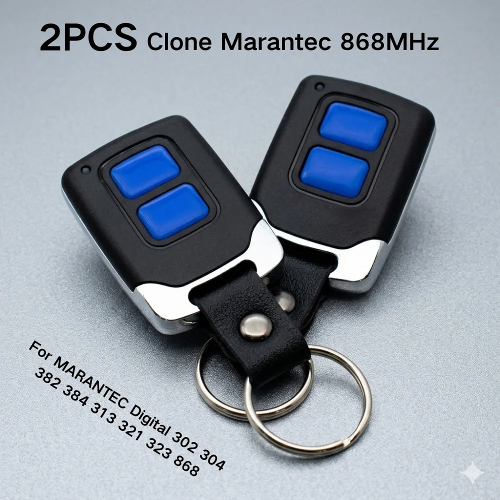

2PCS MARANTEC 868MHz Garage Remote Control Marantec Digital 304 302 384 382 313 321 323 868 Gate Opener Hand Transmitter