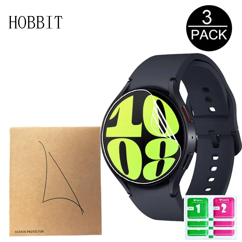 3Pcs Soft TPU Hydrogel Film For Samsung Galaxy Watch 6 Watch6 40/44mm Classic 43/47mm Smartwatch Screen Protector Film Not Glass