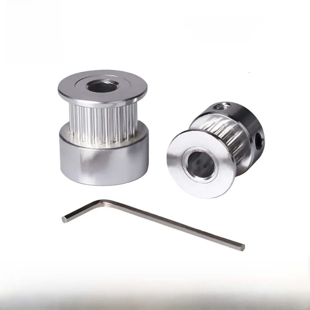 Części do drukarek 3D Koło pasowe rozrządu GT2 20 zębów Otwór 5 mm Aluminiowe akcesoria do drukarek 3D do paska rozrządu GT2 Szerokość 6 mm Drukarka 3D — zdjęcie 2