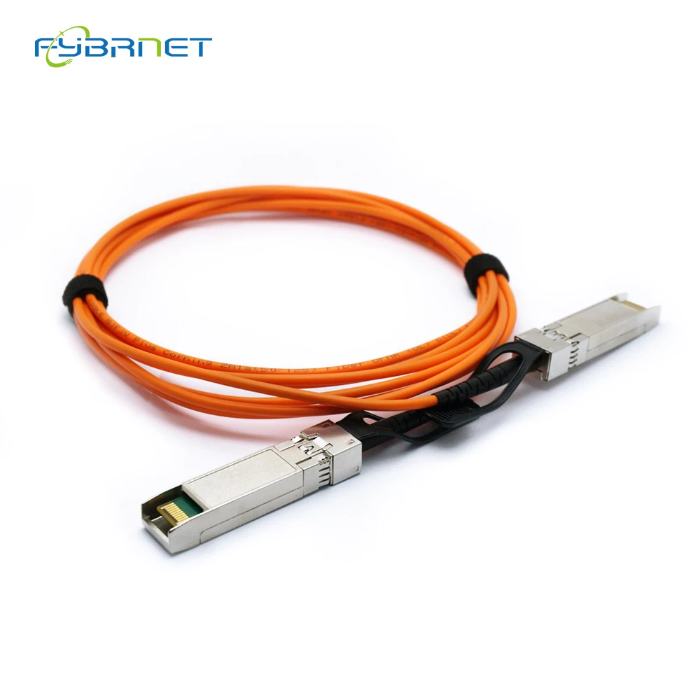 10GBPS SFP+ to SFP+ AOC OM2 3M/5M/7M LSZH 10G Active Optical SFP Cable for Cisco,MikroTik,Ubiquiti,H3C Fast iber optic switch