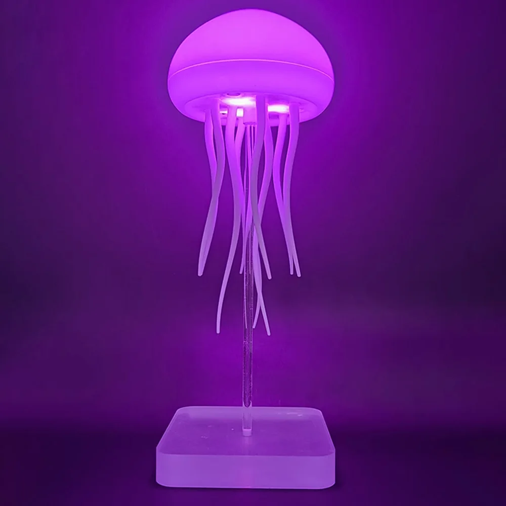 Calming 9-LED Jellyfish Night Light: Create a Serene Underwater Atmosphere Kids Lamp, Ocean Decor, LED Lamp, Gift