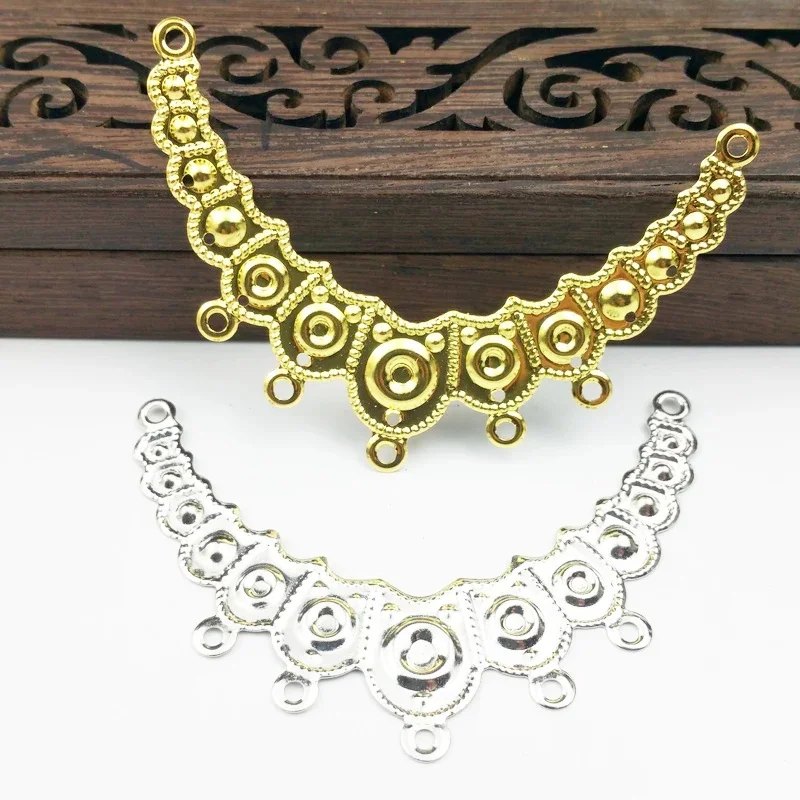 20 sztuk 65mm filigran okłady metalowe Charms dla zdobienie księga gości DIY biżuteria metalowe rzemiosło okłady cosplay akcesoria cosplay — zdjęcie 2