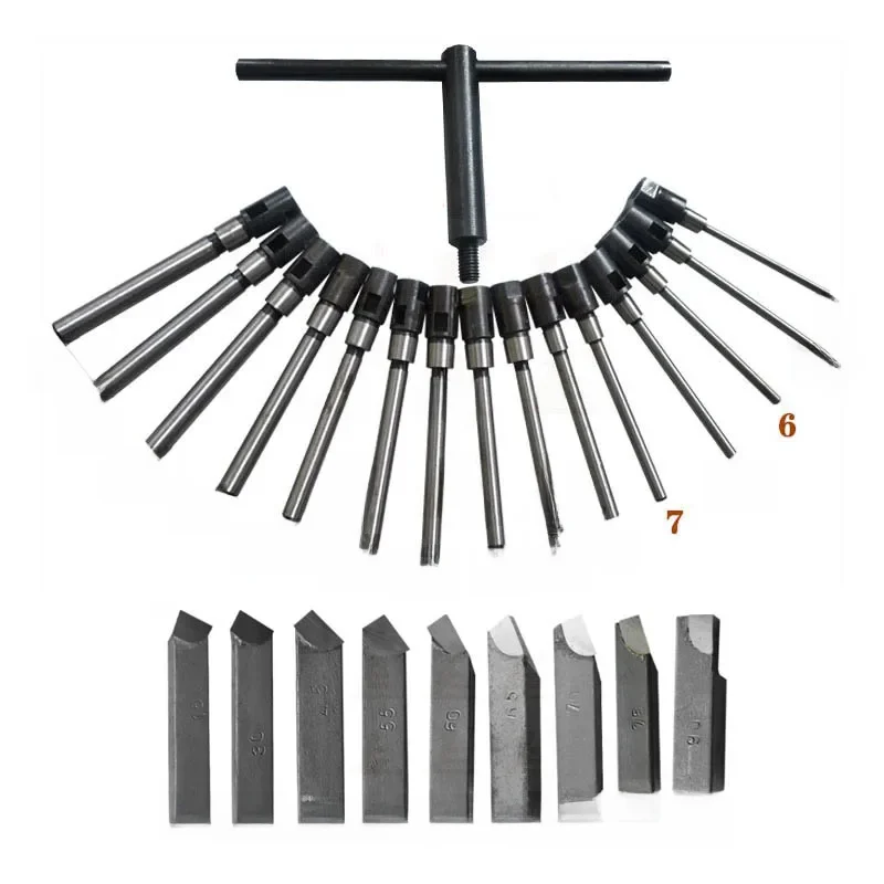 Alésoir de meulage en alliage dur réglable, coupe-poignée pour voiture et moto, outil de réparation de siège de Valve 15/30/45/55/60/65/75/90 degrés