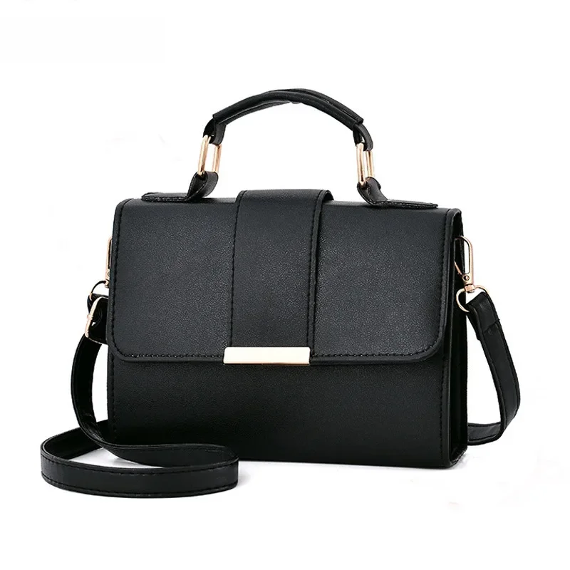 REPRCLA 2024 letnie modne damskie torebki skórzane torebki torba na ramię z PU małe torby typu Crossbody z klapką dla kobiet — zdjęcie 2