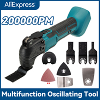 Multifunction Oscillating Tool 200000RPM Electric Saw Trimmer/Shovel/Cutting Machine Woodworking Tool For Makita 18V Battery