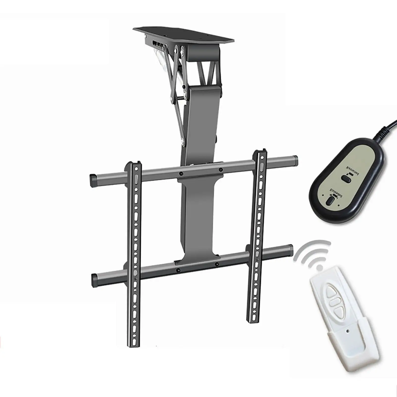Novos descontos vendas instalação de elevador de suporte de tv oculto motorizado com suporte de tv eletricamente ajustável em altura 32-70 Polegada com r