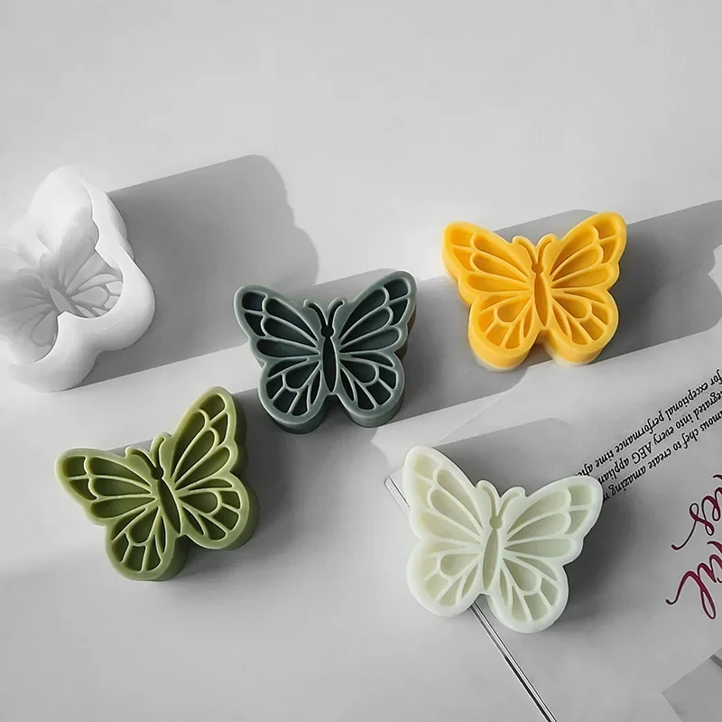 DIY Butterfly Aroma Candle Silicone Mold Butterfly Soy Wax Candle Plaster Resin Ornament Molds Handmade Soap Making Supplies — zdjęcie 2