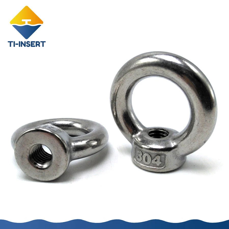 

M30 Eye Nut 304/316 Stainless Steel Marine Hardware , B013