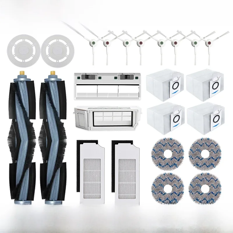 Ecovacs Deebot X1e Omni TURBO aspirateur Robot filtre brosse latérale chiffon de nettoyage pièces de rechange accessoires de boîte à poussière