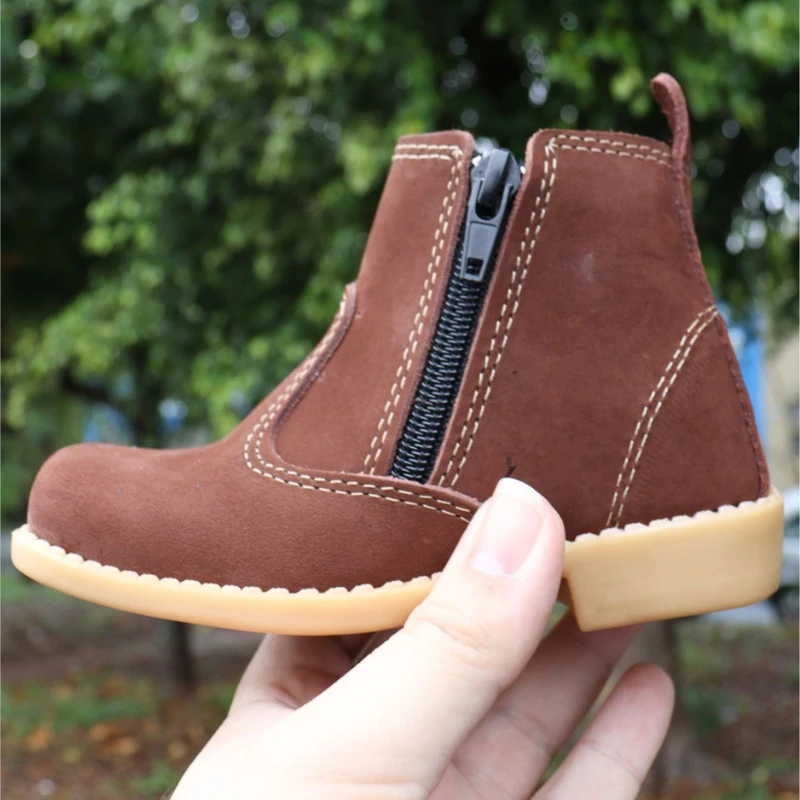 Boot Boot Infant Boy Cano Low Couty Leather Comfortable Pawn Party Rodeo Quermesse Sitio Country Child Winter