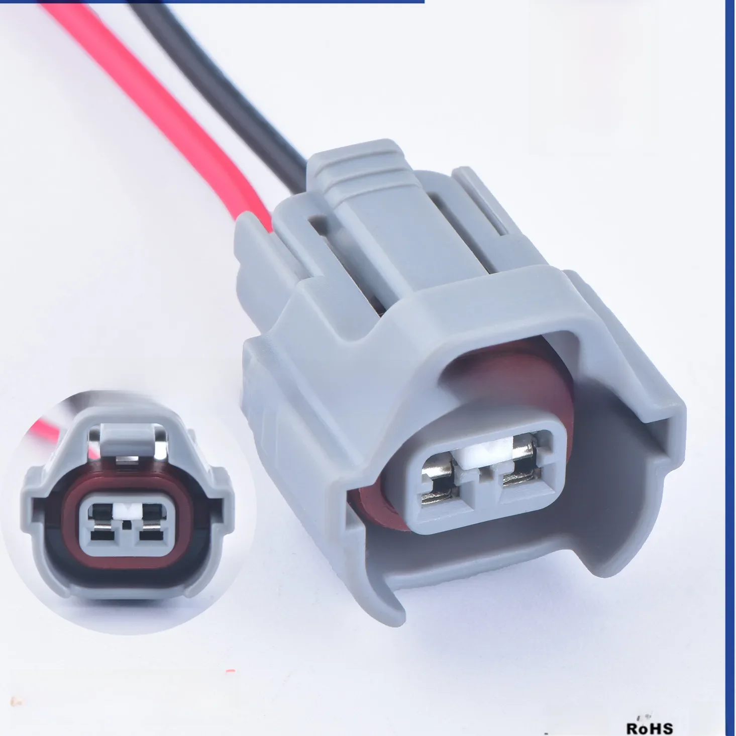 2-pinowa wtyczka wtryskiwacza paliwa wodoodporne złącze pigtail 6189-0670 dla Toyota Nippon Denso Lexus Ford Nissan Cefiro izusu — zdjęcie 2