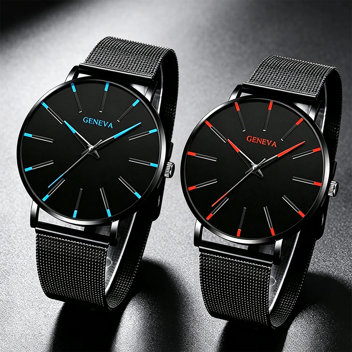 5-Piece Set of Men's Sporty, Fashionable, Casual Watches and a Set of Necklace, Bracelet, and Ring, Suitable for Daily Wear, Birthday Gifts, Back-To-School Season Decorations, Valentine's Day and Christmas Gifts, an Excellent Choice for Men