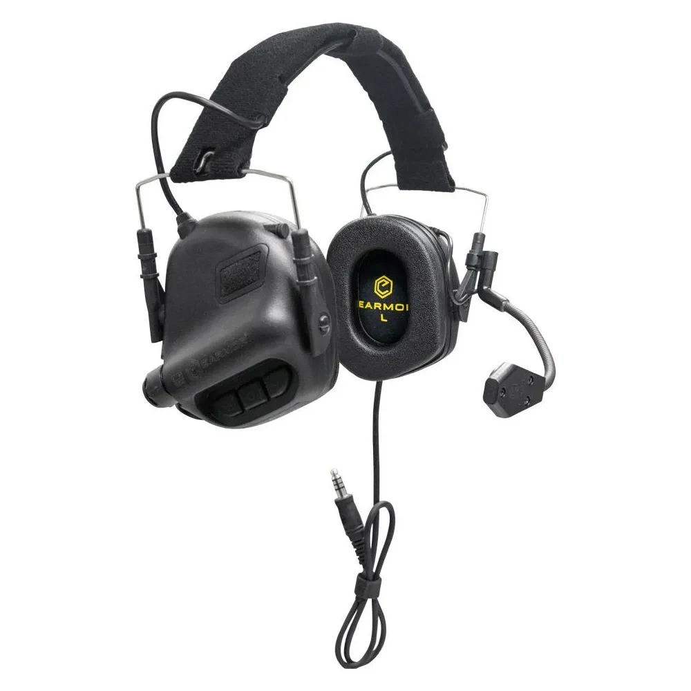 EARMOR M32 MOD4 Tactical Headset Hunting,Shooting Earmuffs with Microphone,Sound Amplification