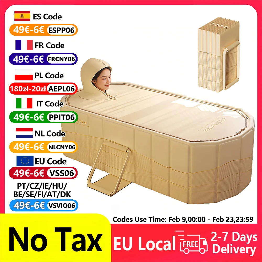 1,5 m faltbare Badewanne, tragbare große Badewanne für Erwachsene, Haustierbad, Schweißdampfend, Fußbad, Outdoor, Camping, Zuhause, Fitnessstudio, Entspannung