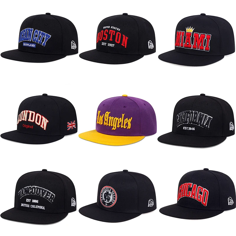 Fashion Letter CHICAGO Embroidery Baseball Cap Men Women Summer Unisex Hip Hop Caps Cotton Snapback Golf Hat Trucker Caps Gorras