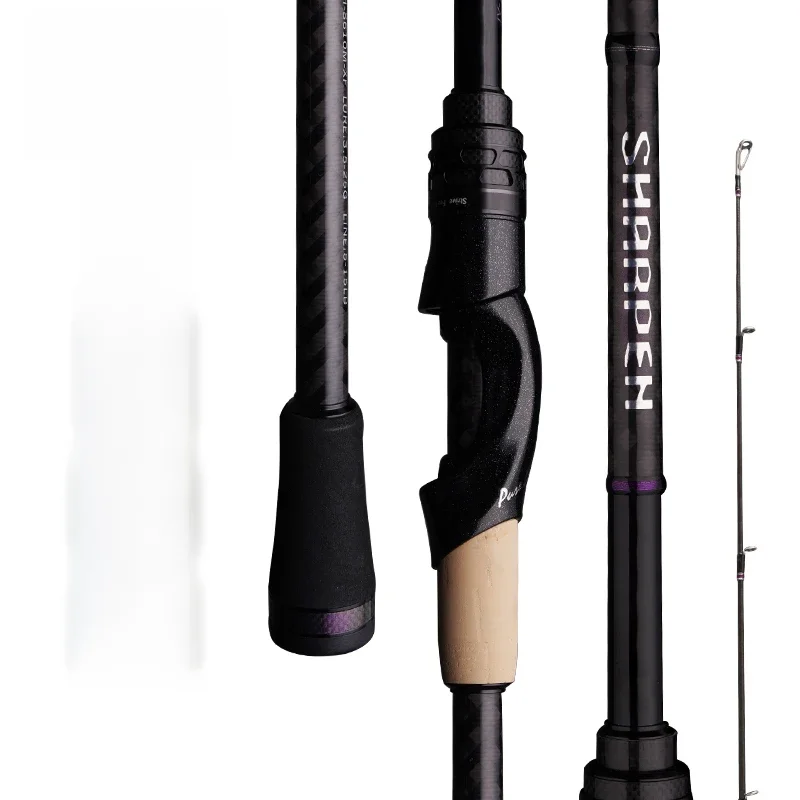 PURELURE SHARPEN Reizen Zacht Lokken Lang Spinnen en Casting XF/MF Actie Hengels FUJI Componenten Bass Snoek Hengel Hengel Reel - afbeelding 2
