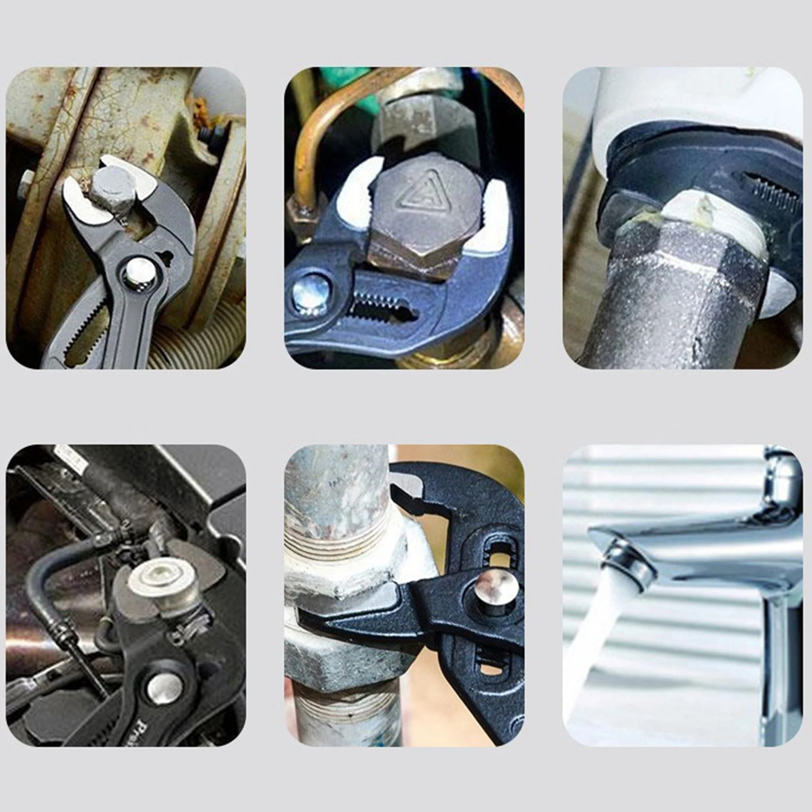 1 كماشة مضخة مياه اللسان والأخدود كماشة مقبض مريح تصميم قابل للتعديل للأجهزة الإلكترونية إصلاح المنزل 7/10/12 بوصة #6