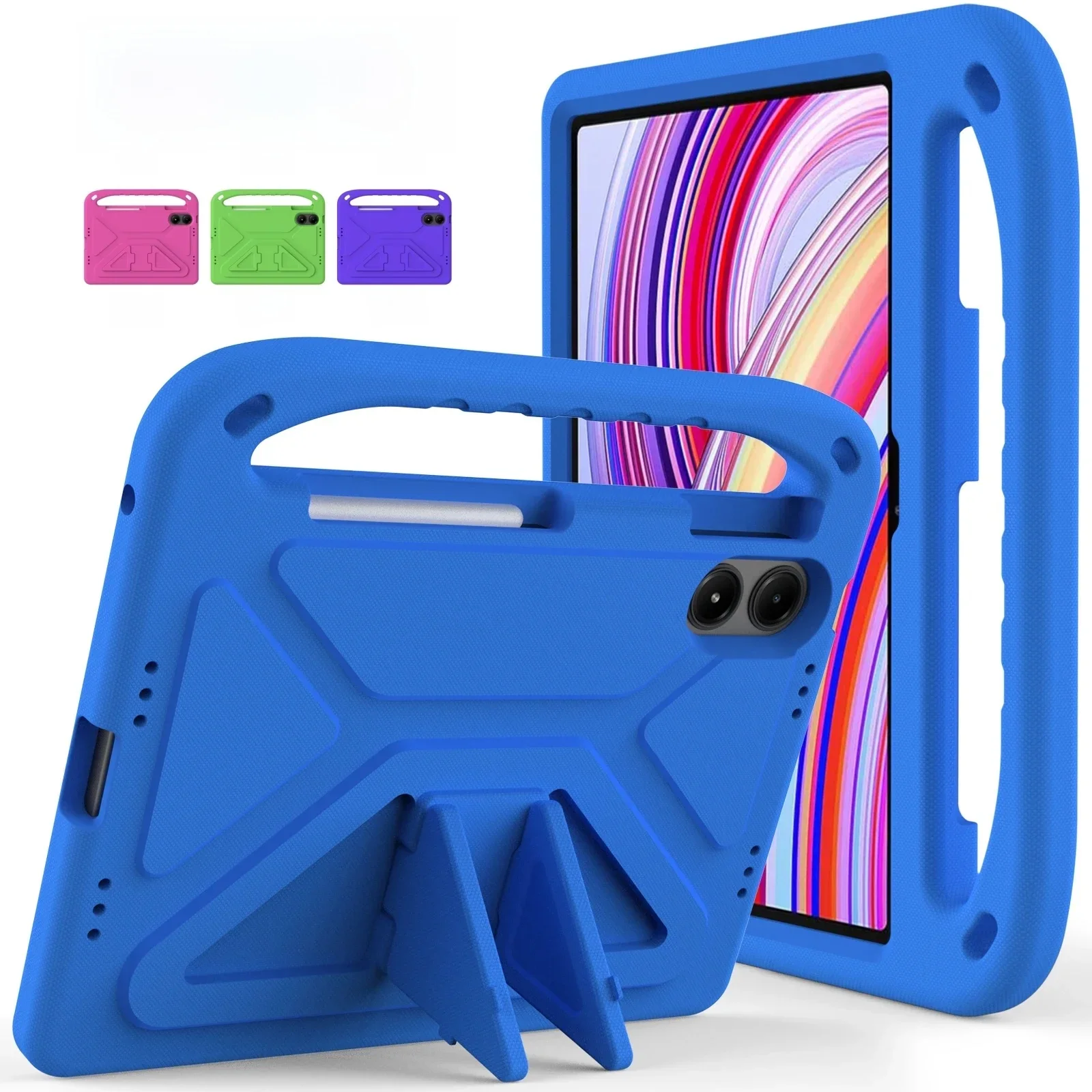 Etui EVA dla dzieci do Xiaomi Redmi Pad 2 Pro 12.1 10.6 2022 SE 11 cali Odporne na wstrząsy etui na tablet do Xiaomi Pad 7 6 5 Pro Stand Case — zdjęcie produktu 7