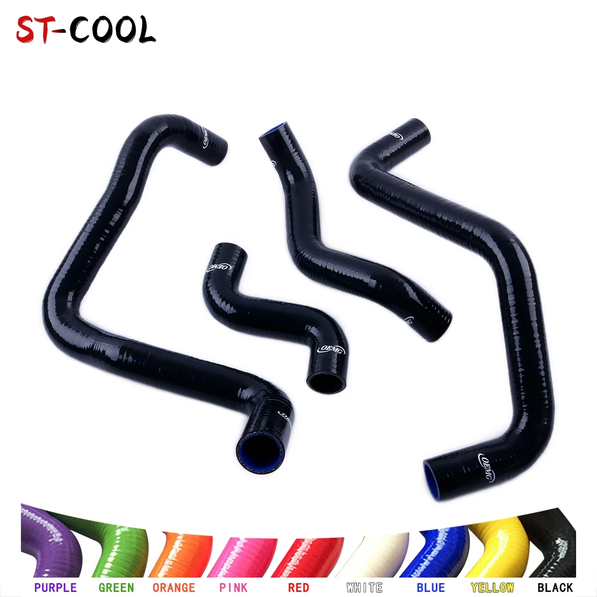 For Bertone FIAT X1/9 X 1/9 1972-1983 1973 1974 1975 1976 1977 1978 1979 1980 1981 1982 Radiator Hoses Kit Silicone Tube 4Pcs