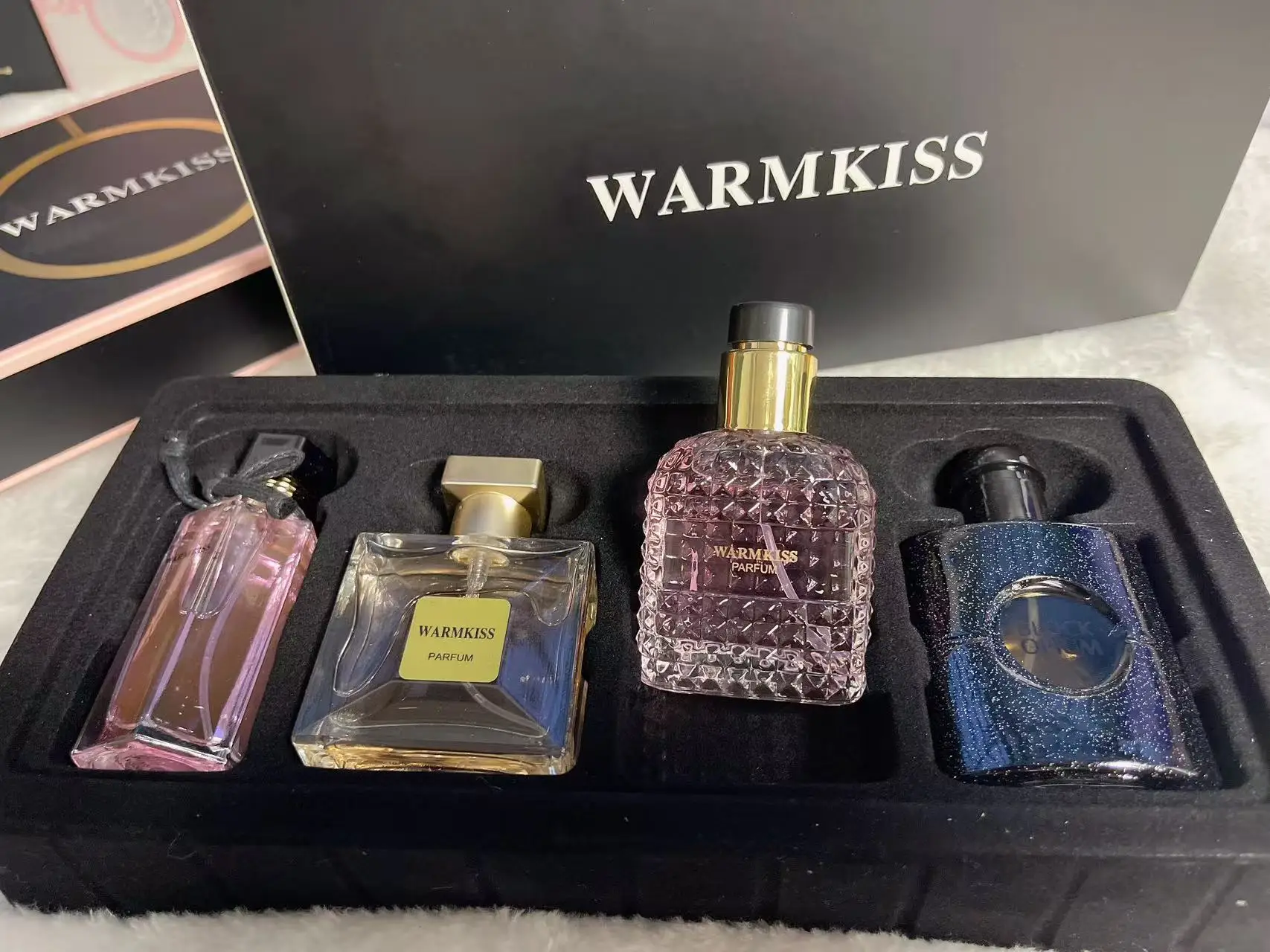 

Luxury Mini Perfume Gift Set For Women – 4pcs Travel Size Fragrance Collection, Elegant Floral & Woody Scents, Perfect For Gift