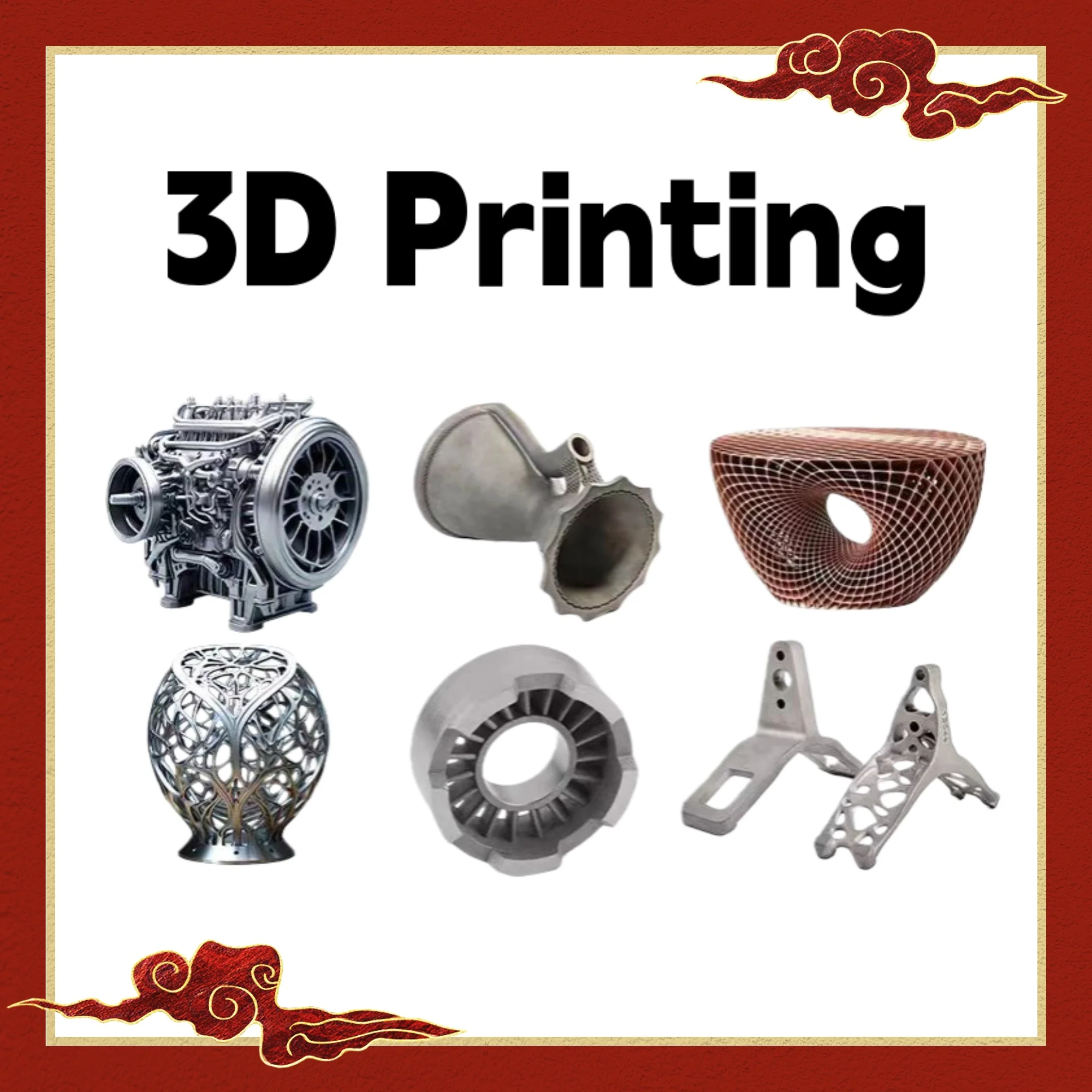 

Customized 3D Printer Service FDM SLA Plastic Resin SLS Nylon TPU ABS PLA Metal Aluminum Titanium Stainless Steel auto Parts