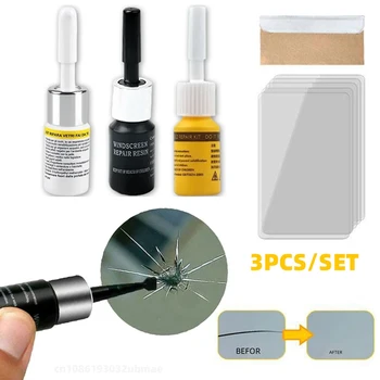 DIY Autoruit Telefoon Schermreparatieset Autoglas Krasreparatie Vloeistof Agent Set Nano Scratch Crack CrackResin Reparatiemiddel Gereedschap