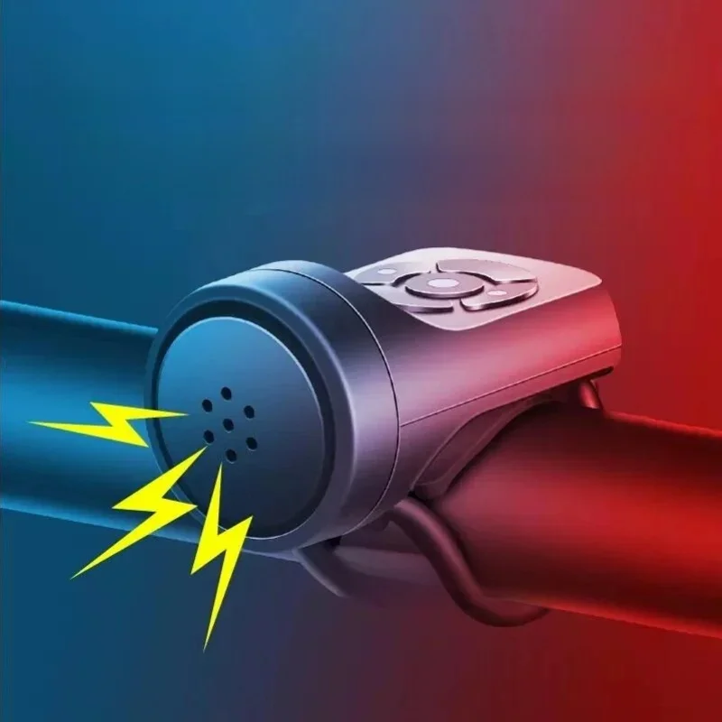 AliExpress NONE Bicycle Electric Bell Bike USB Charging Horn MTB Mountain Bike Warning Safety Ring Waterproof Bell Cycling Accessories