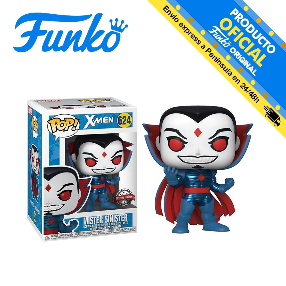 Funko Pop! X-Men Exclusive Sinister 48271 624 original Gift Collection Boy Girl Toy Figure With Box New Official Male Female