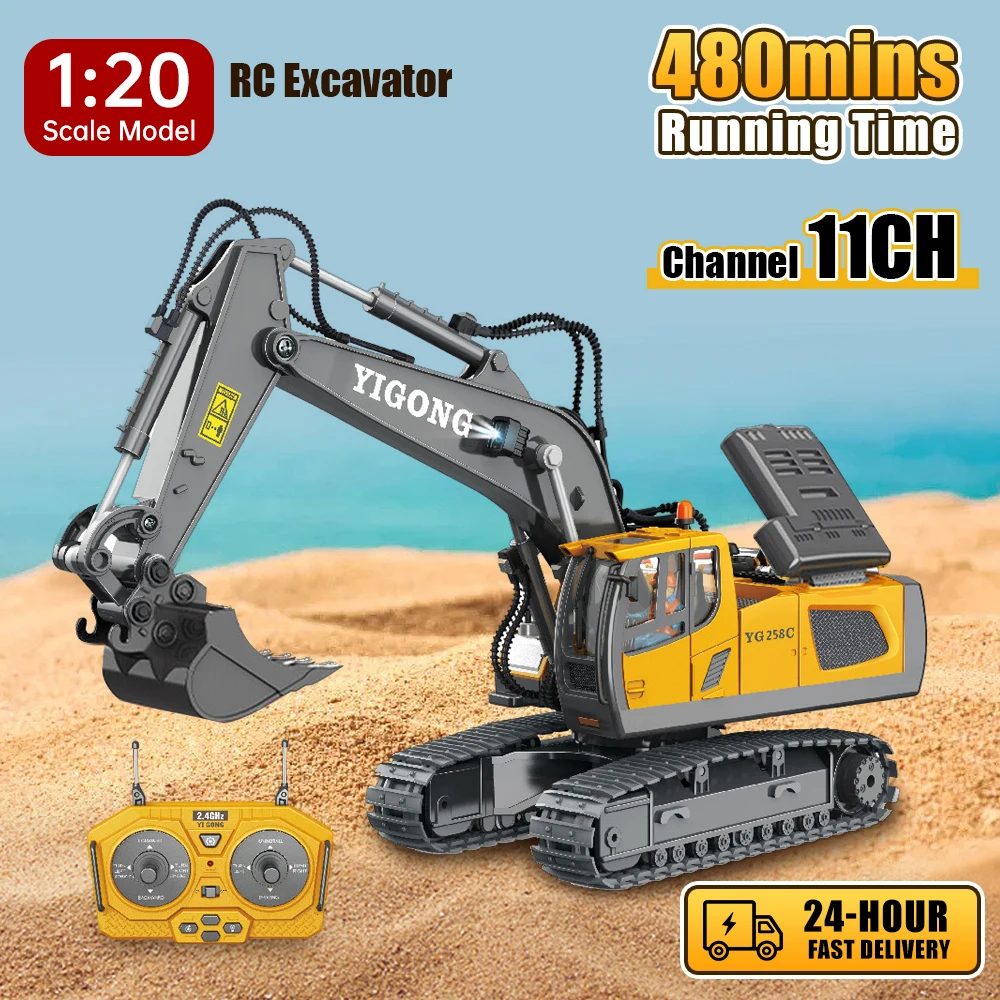 Christmas 1:20 RC Ekskavatör 11CH 2.4G Uzaktan Kumandalı İnşaat Aracı – Gerçek Kullanıcı Deneyimi ve Detaylı Değerlendirme