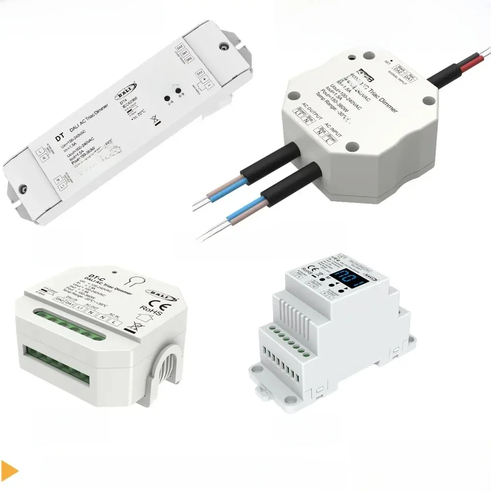 Skydance DT DT-B DT-C DT-D (DT4)150-360W 100-240VAC Triac DALI variateur pour lampe LED AC gradateur DALI à coupe de Phase 1 canal