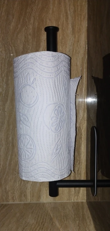 Kitchen Paper Towel Holder Adhesive Tissue Hanger Toilet Roll Paper Dispenser Cabinet Storage Napkin Rack Bathroom Accessories photo review