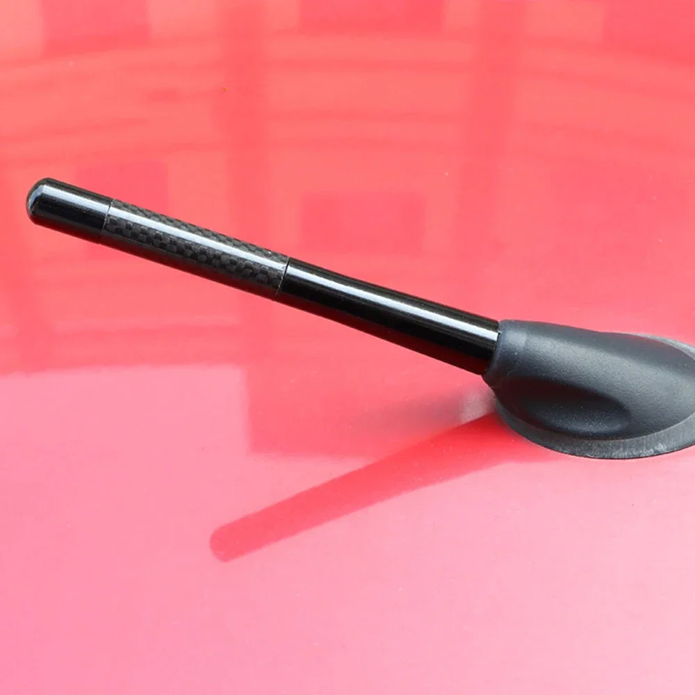 12CM Samochodowa antena dachowa z włókna węglowego Krótka antena odbiorcza do Ford Focus 1 2 3 4 MK1 MK2 MK3 MK4 Mondeo EcoSport Ranger — zdjęcie 2