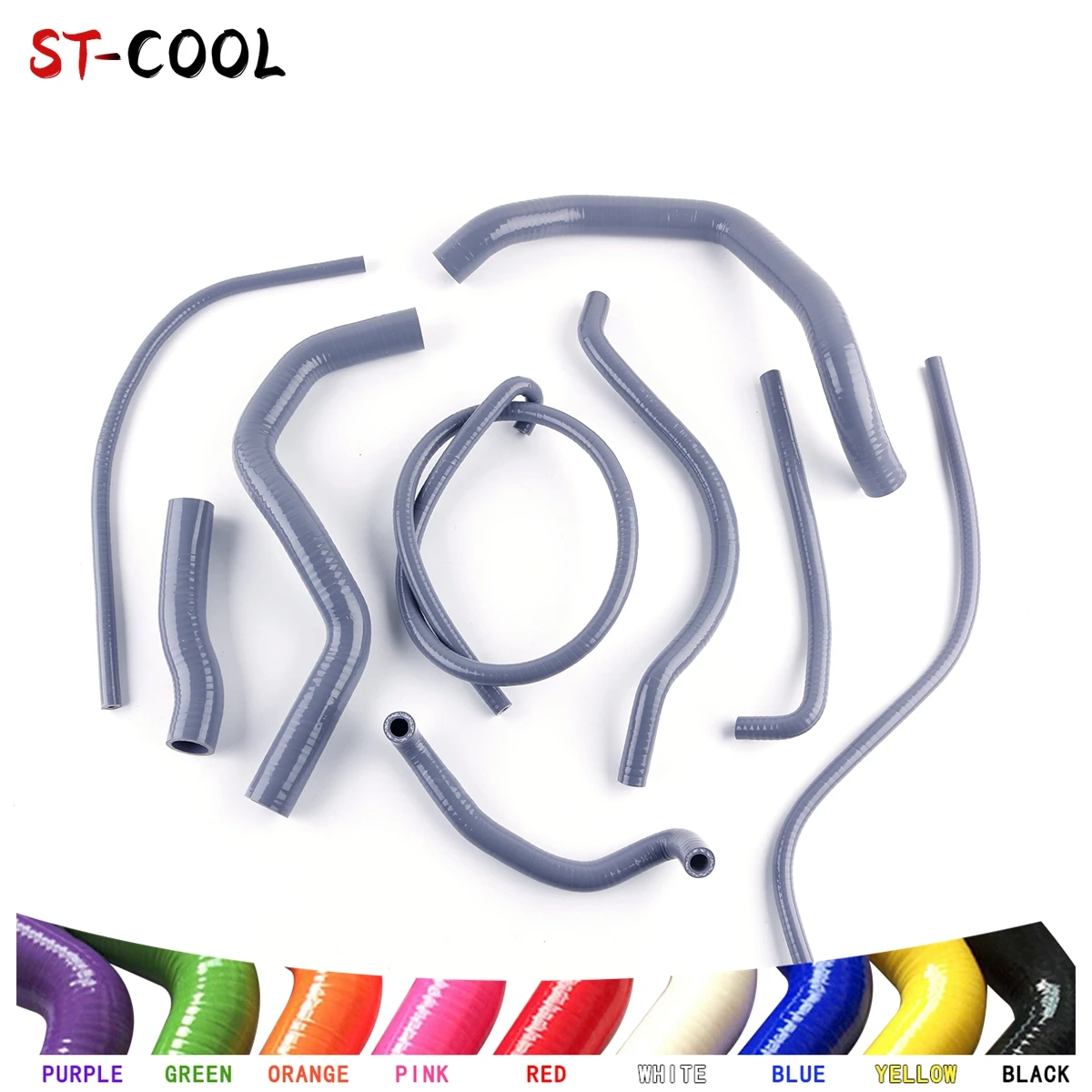 FOR 2000-2003 SUZUKI GSXR 600 750 K1 K2 K3 GSXR600 GSXR750 2001 2002 High Performance Radiator Hoses Silicone Tubes Kit 9Pcs