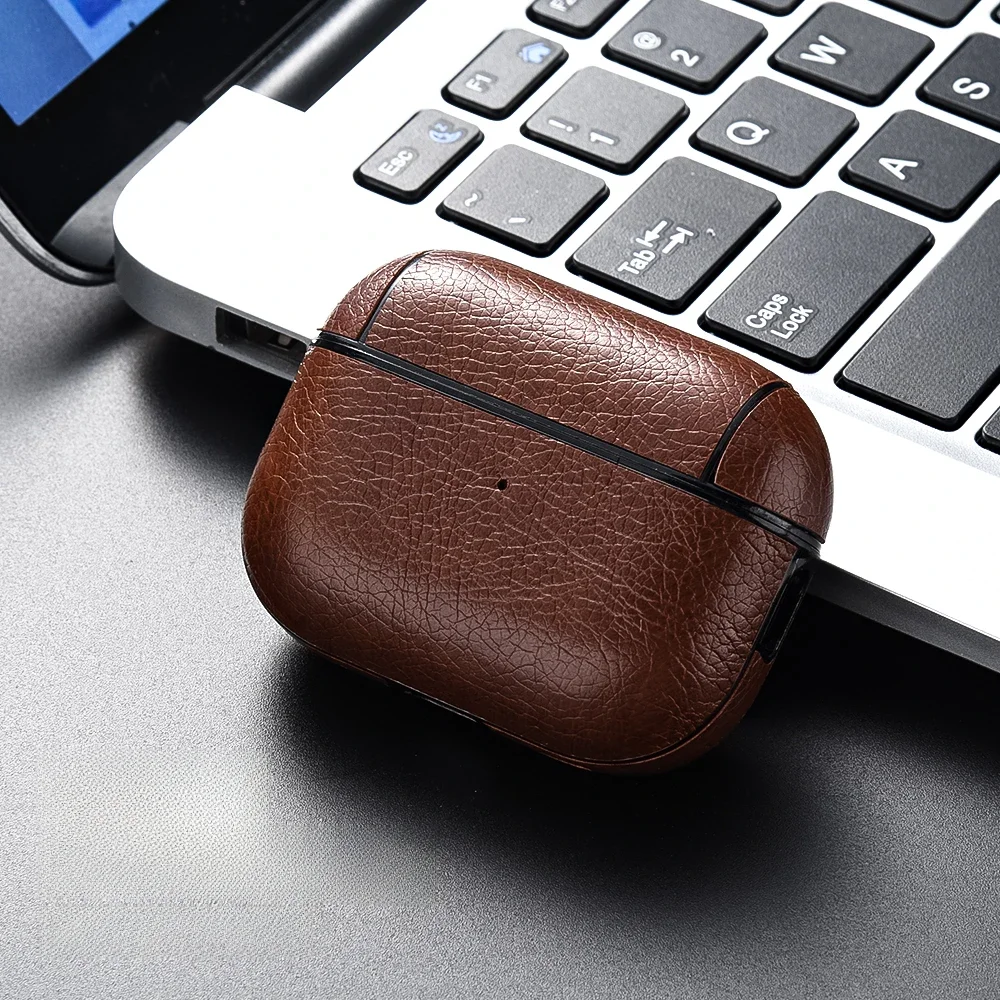 Housse d'écouteurs en cuir de luxe pour Airpods Pro 2, étui USB C pour AirPods Pro2 Pro 2 3 1 2e génération, manchon de protection