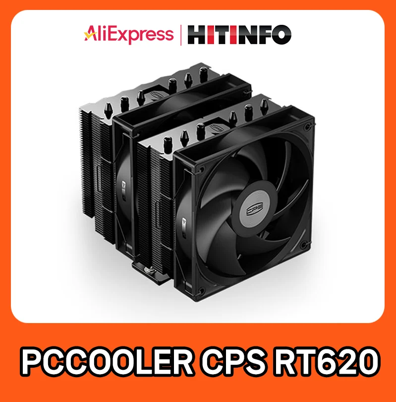 HIT PCCOOLER CPS RT620 (Black) /CPU Air Lang Cooler/Domestic genuine/Domestic shipping