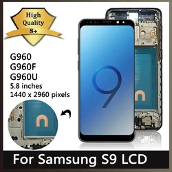 New TFT S9 Screen For Samsung  S9 G960 G960N G9600 G960U Lcd Display with Frame Touch Screen Digitizer Replacement