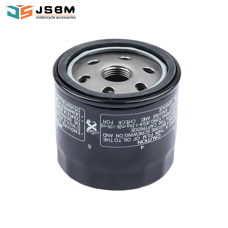 JSBM Motorcycle Oil Filter For BMW F650GS F700GS F750GS F800GS F800GT F800R F850GS F900XR S1000R R1200GS R1250GS K1300 K1200GT